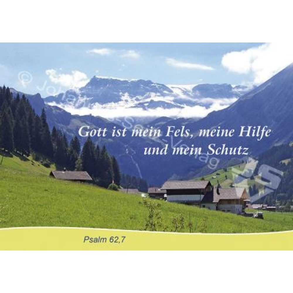 Postkarte Psalm 62,7