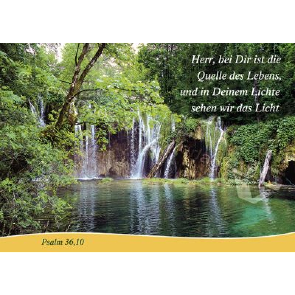 Postkarte Psalm 36,10