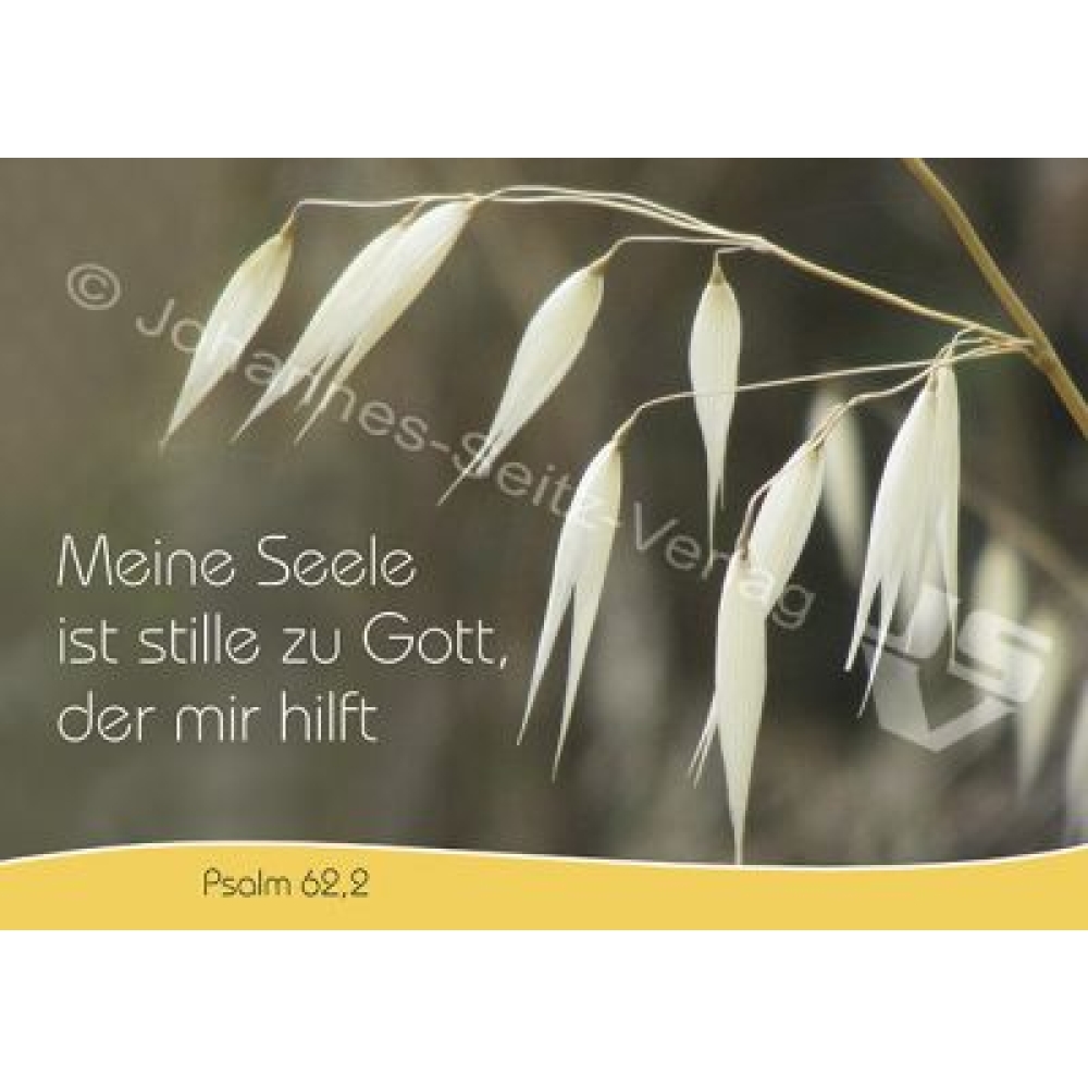 Postkarte Psalm 62,2