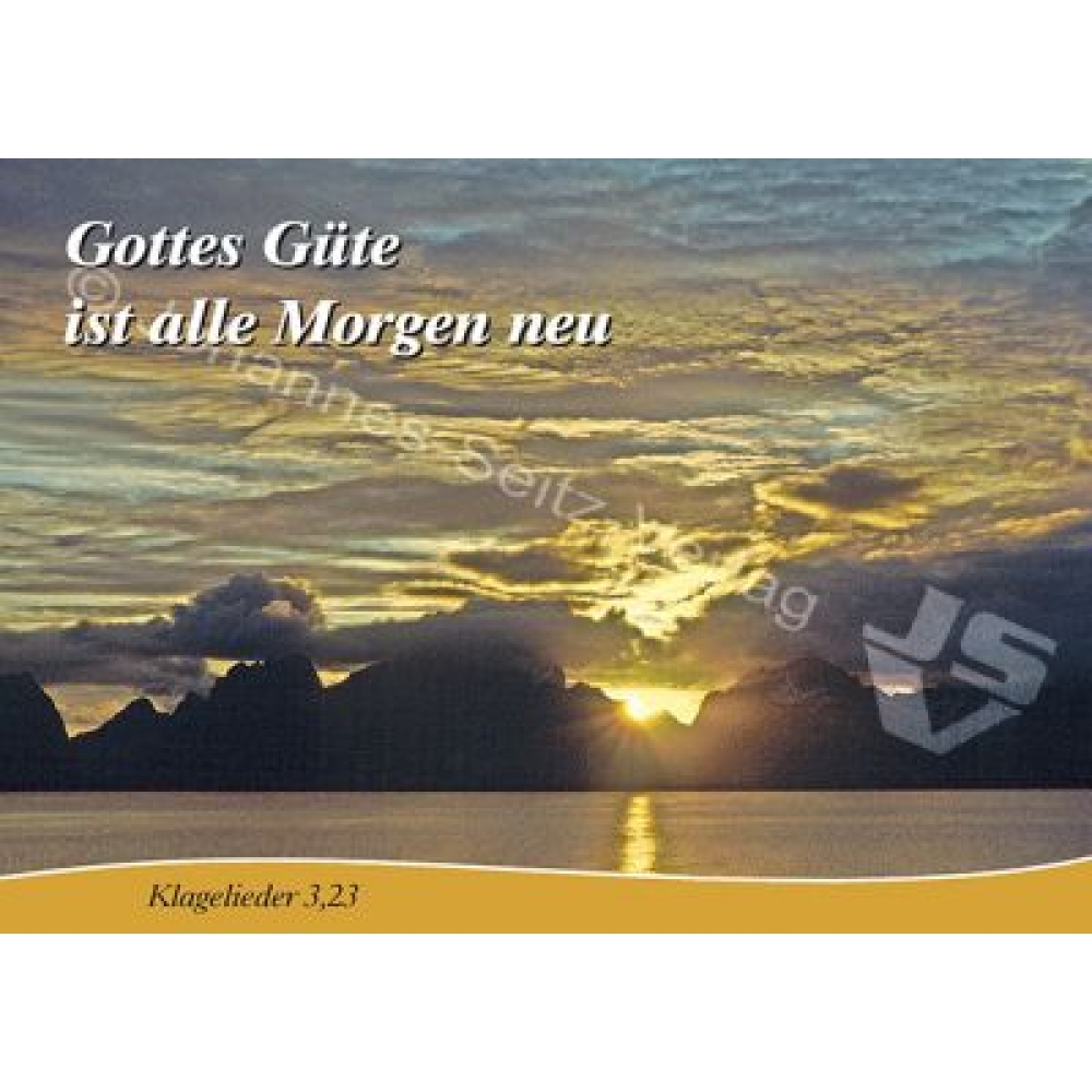 Postkarte Klagelielder 3,23