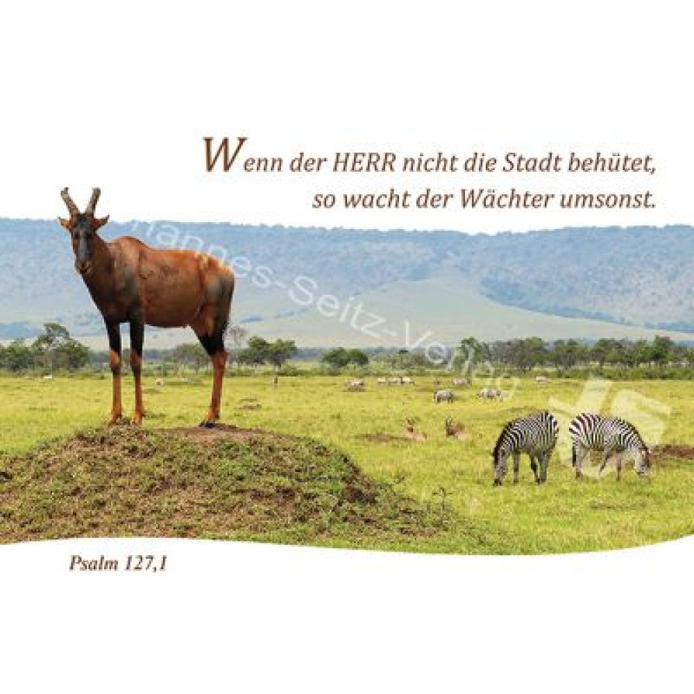 Postkarte Psalm 127,1
