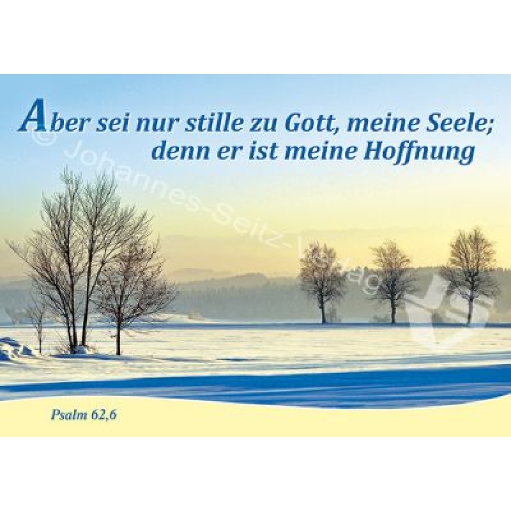 Postkarte Psalm 62,6